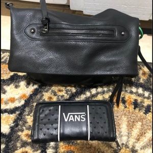 Vans cross body purse and zip wallet